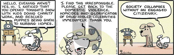 DeFlocked on Friday March 27, 2009 Comic Strip