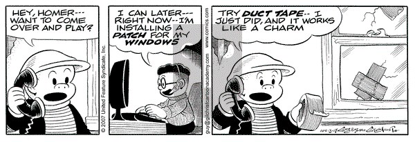 Nancy on Tuesday April 3, 2007 Comic Strip