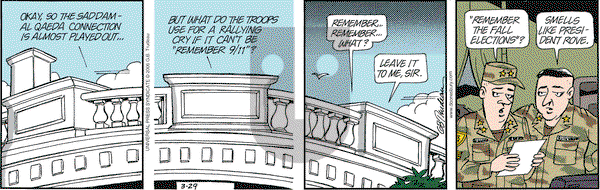 Doonesbury on Wednesday March 29, 2006 Comic Strip