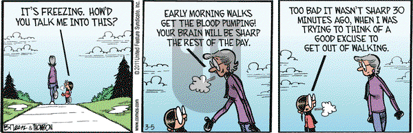 Grand Avenue on Saturday March 5, 2011 Comic Strip