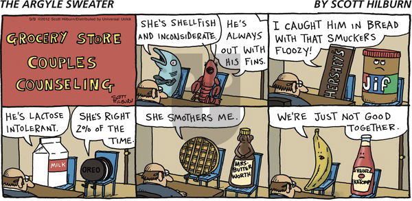 The Argyle Sweater on Sunday September 9, 2012 Comic Strip