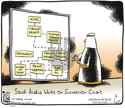 Tom Toles on Sunday May 3, 2015 Comic Strip