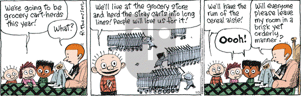 Cul de Sac on Wednesday January 3, 2018 Comic Strip
