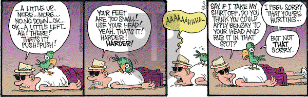 Monty on Friday September 20, 2019 Comic Strip