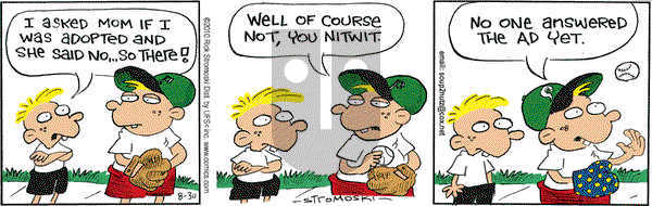 Soup to Nutz - Old on Monday August 30, 2010 Comic Strip