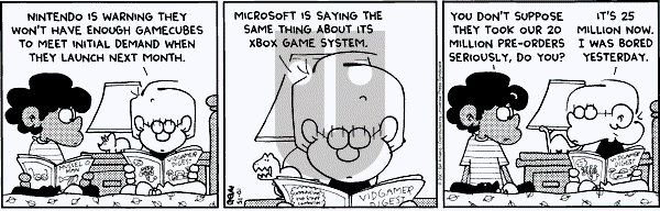 FoxTrot on Monday October 15, 2001 Comic Strip