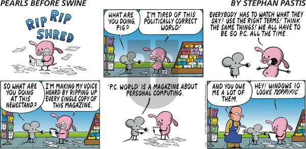 Pearls Before Swine on Sunday November 26, 2017 Comic Strip