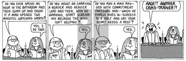 Cathy Classics on Friday March 7, 1997 Comic Strip