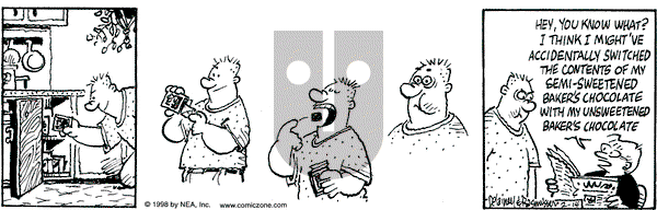 Betty on Saturday February 14, 1998 Comic Strip