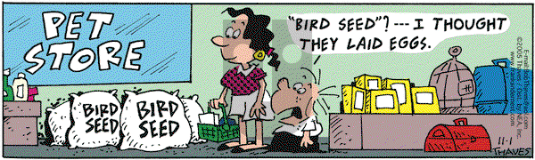 Frank and Ernest on Tuesday November 1, 2005 Comic Strip