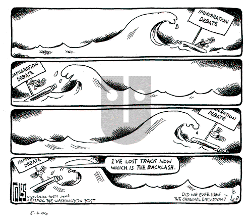 Tom Toles on Monday May 8, 2006 Comic Strip