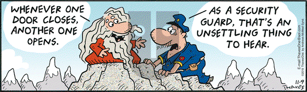 Frank and Ernest on Saturday November 9, 2019 Comic Strip