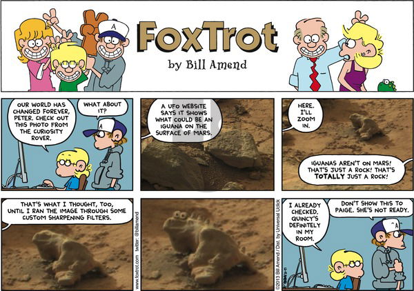 FoxTrot on Sunday December 15, 2013 Comic Strip