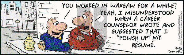 Frank and Ernest - Monday April 16, 2018 Comic Strip