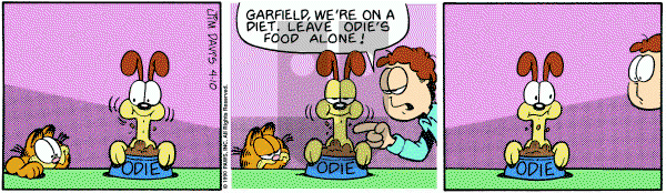 Garfield on Tuesday April 10, 1990 Comic Strip