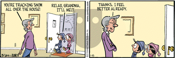 Grand Avenue on Friday January 15, 2010 Comic Strip