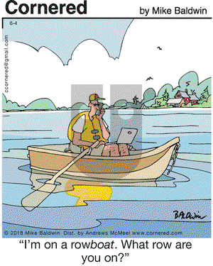 Cornered on Monday June 4, 2018 Comic Strip