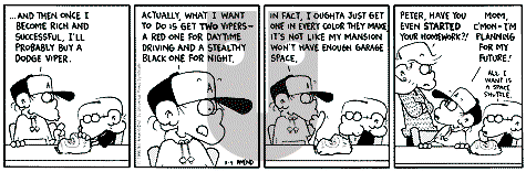 FoxTrot on Saturday May 4, 1996 Comic Strip