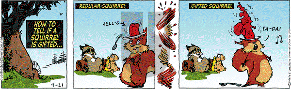 Over the Hedge on Monday April 21, 2014 Comic Strip