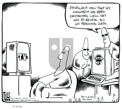 Tom Toles on Monday May 15, 2000 Comic Strip