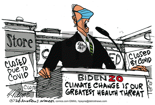 Henry Payne on Thursday April 23, 2020 Comic Strip