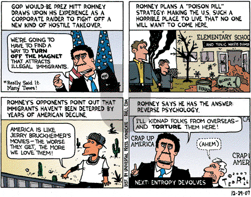 Ted Rall on Saturday December 29, 2007 Comic Strip
