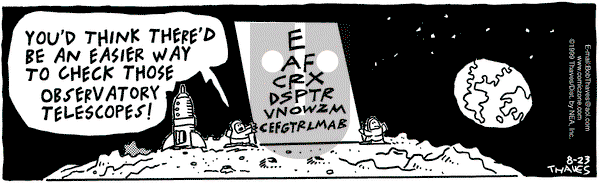 Frank and Ernest on Monday August 23, 1999 Comic Strip