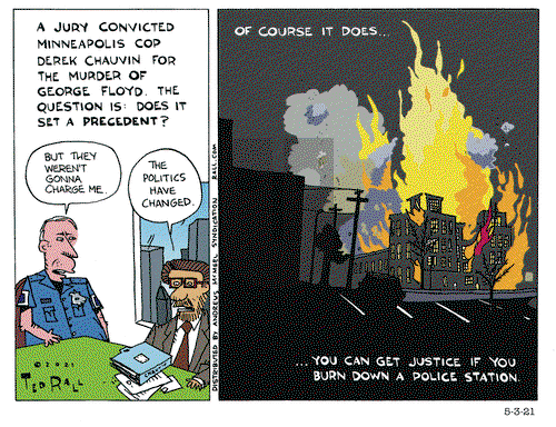 Ted Rall on Monday May 3, 2021 Comic Strip