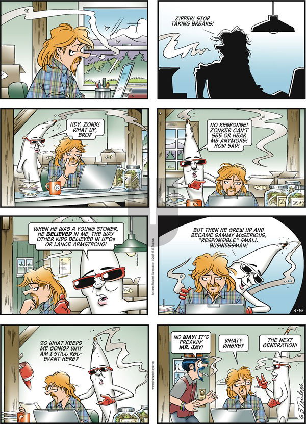Doonesbury on Sunday April 15, 2018 Comic Strip