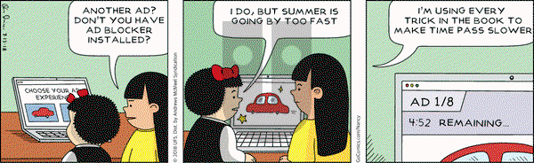 Nancy on Friday July 13, 2018 Comic Strip