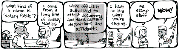 JumpStart on Wednesday July 18, 2001 Comic Strip