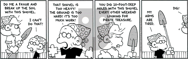 FoxTrot on Tuesday May 4, 2004 Comic Strip
