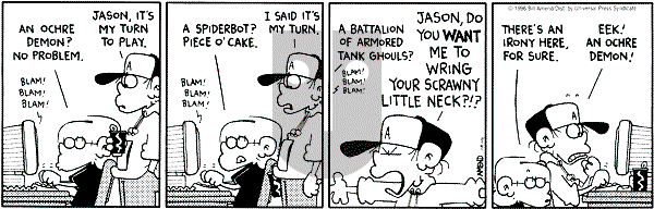 FoxTrot on Friday October 11, 1996 Comic Strip