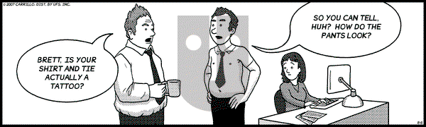 F Minus on Monday August 6, 2007 Comic Strip