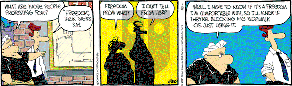 The Buckets on Monday July 28, 2014 Comic Strip