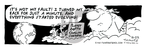 Frank and Ernest on Tuesday October 22, 1996 Comic Strip
