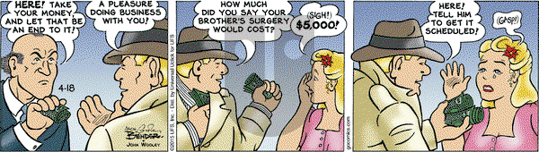 Alley Oop on Saturday April 18, 2015 Comic Strip
