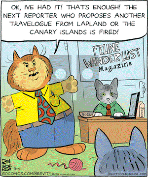 Brevity on Tuesday March 4, 2014 Comic Strip