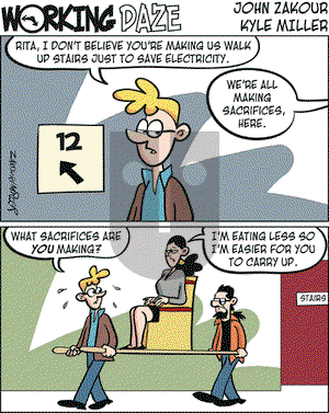 Working Daze on Friday January 26, 2007 Comic Strip