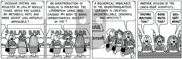 Cathy Classics on Wednesday June 17, 1998 Comic Strip