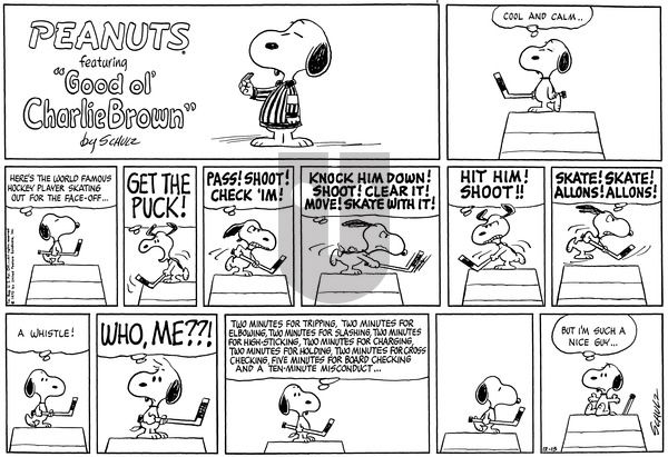 Peanuts on Sunday December 13, 1970 Comic Strip