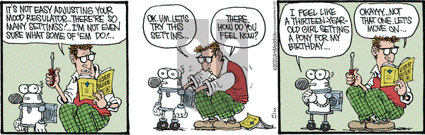 Monty on Friday February 21, 2020 Comic Strip