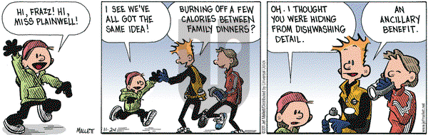 Frazz on Thursday November 24, 2011 Comic Strip