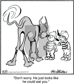 Marmaduke on Saturday June 22, 2002 Comic Strip