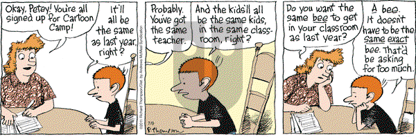 Cul de Sac - Friday July 9, 2021 Comic Strip