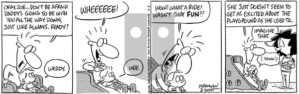Baby Blues on Saturday February 3, 1996 Comic Strip