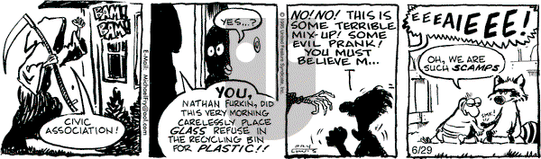 Over the Hedge on Thursday June 29, 1995 Comic Strip