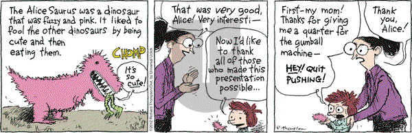 Cul de Sac on Thursday April 5, 2012 Comic Strip