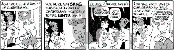 Drabble on Thursday December 12, 2002 Comic Strip