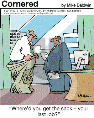 Cornered on Monday April 30, 2018 Comic Strip